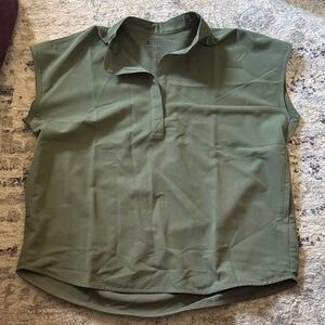 FIGS Women's Olive Green Scrub Shirt